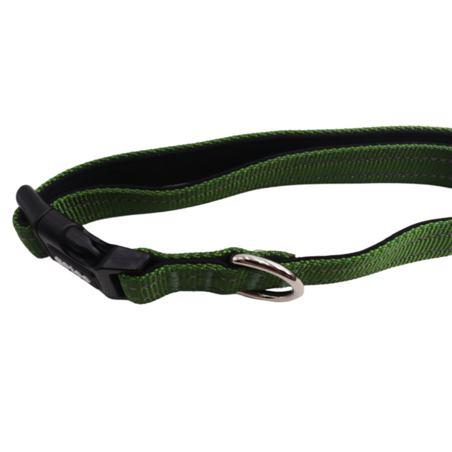Gotoo Collar de nylon reflectante verde para perros, , large indicador imagen numero 3