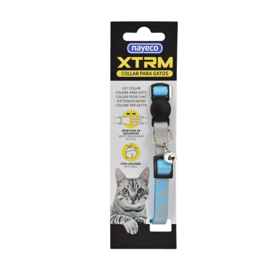 Nayeco X-Trm Neon Flash Azul collar para gatos, , large Imagen numero 2