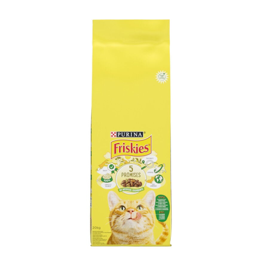 20 kg Friskies Conejo y Pollo pienso para gatos, , large indicador imagen numero 2