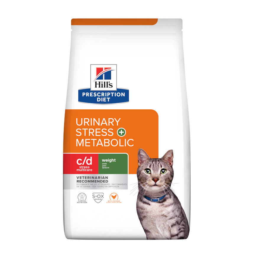 8 kg Hill's Prescription Diet Urinary Stress + Metabolic c/d pienso para gatos, , large indicador imagen numero 1