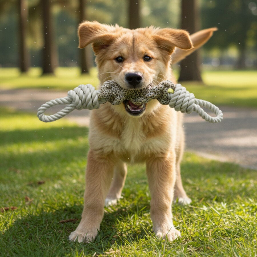 Tootoy! Mordedor de Cuerda con Nudos para perros, , large Imagen numero 1