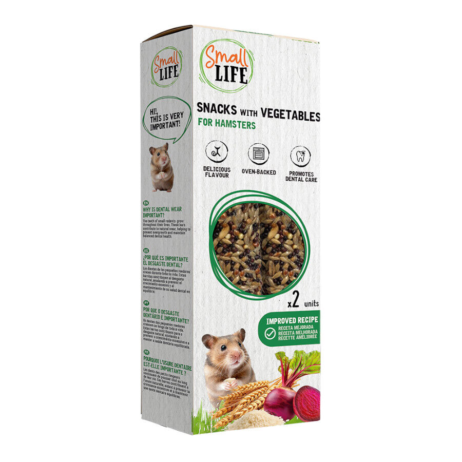 2 barritas Small Life Barritas Snack con vegetales para h&aacute;msters, , large Imagen numero 1