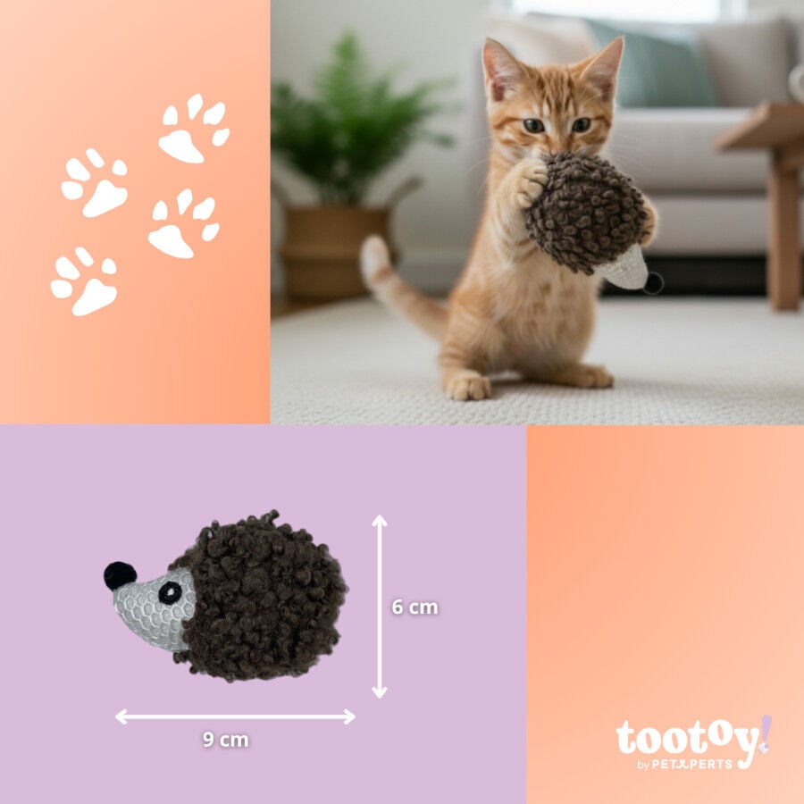 Tootoy! Peluche Suave Herizo para gatos, , large indicador imagen numero 4