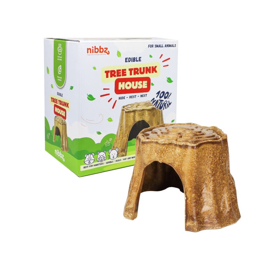 Nibbz Casa Toc&oacute;n de Arbol Comestible complemento alimenticio para roedores, , large Imagen numero 1