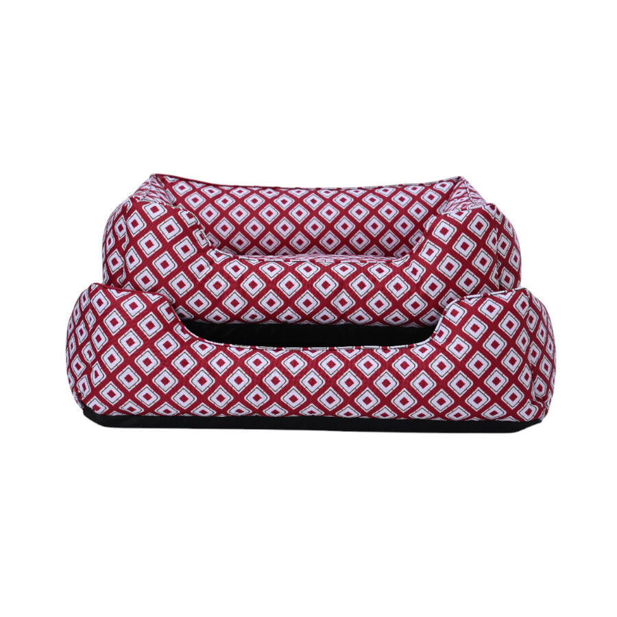 Leeby cama impermeable roja para perros, , large indicador imagen numero 8