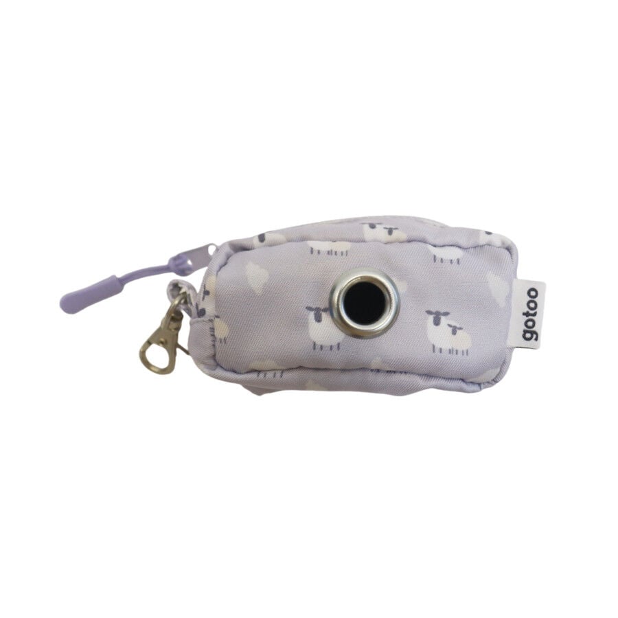 Gotoo Porta bolsas estampado gris para perros, , large Imagen numero 1