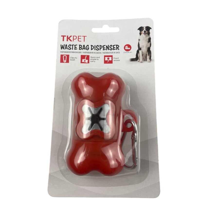 Tk Pet Dispensador Bolsitas Rollo Rojo para perros, , large Imagen numero 2