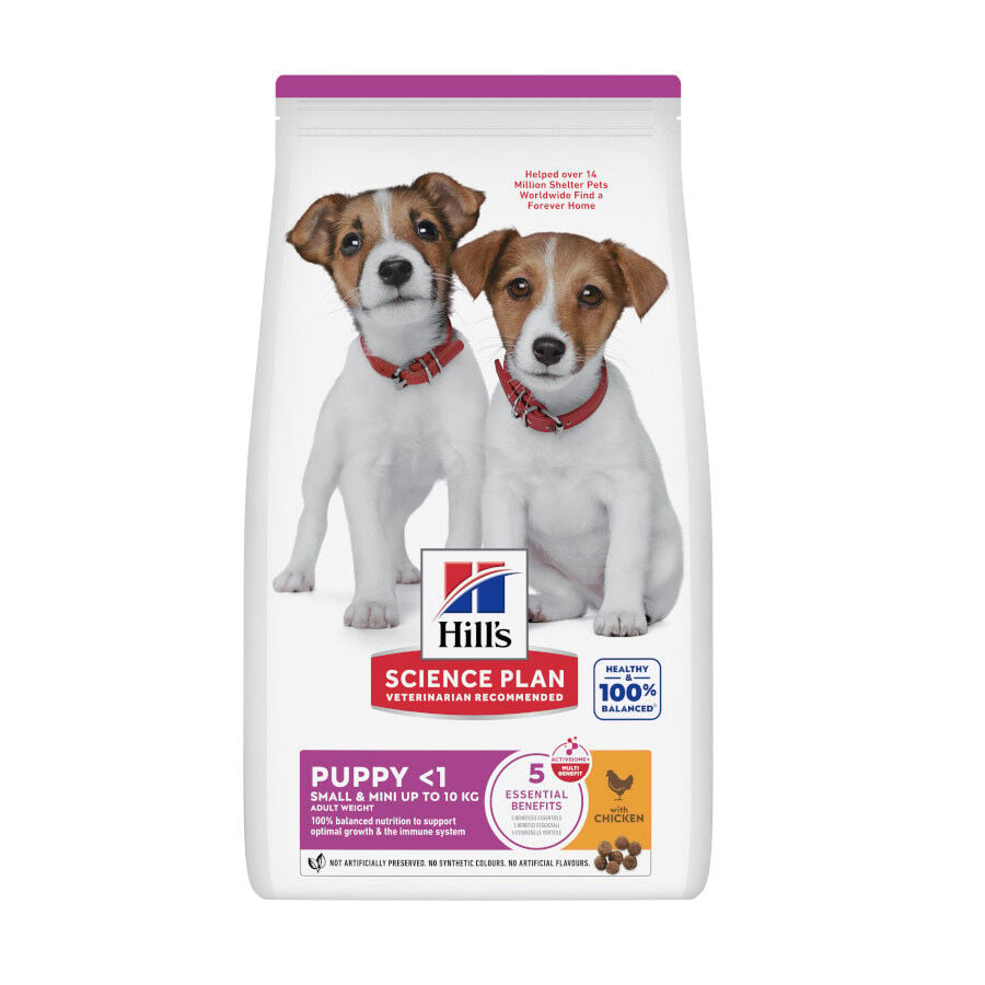 6 kg Hill's Science Plan Puppy Small y Mini Pollo Pienso para cachorros, , large Imagen numero 1