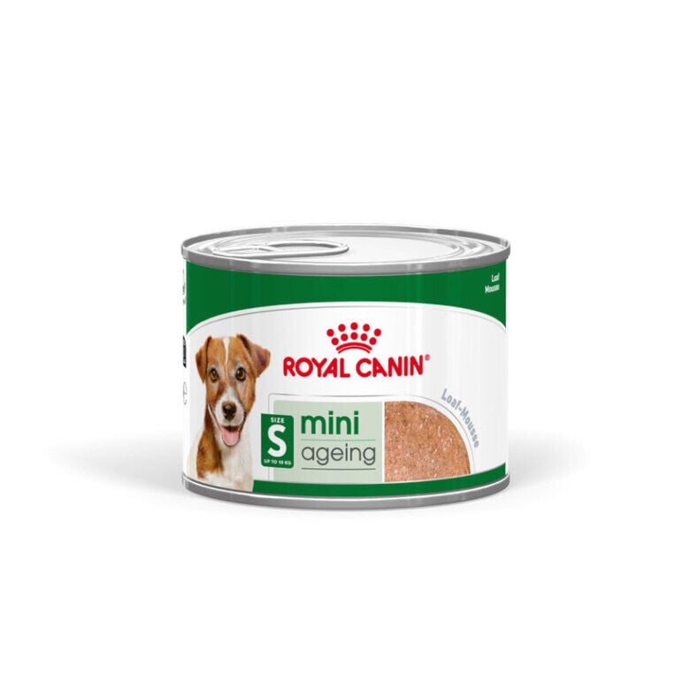 195 g Royal Canin Mini 8+ Ageing lata para perros&nbsp;senior, , large Imagen numero 2