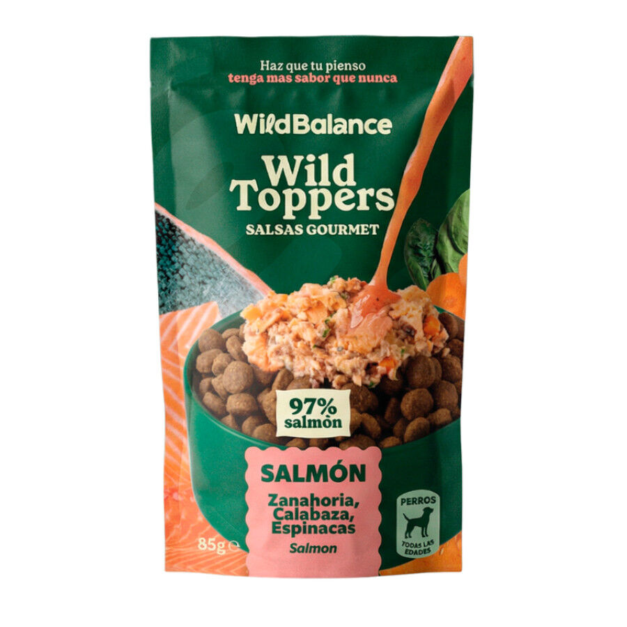 85 g Wild Balance Toppers Salm&oacute;n salsa para perros, , large Imagen numero 1