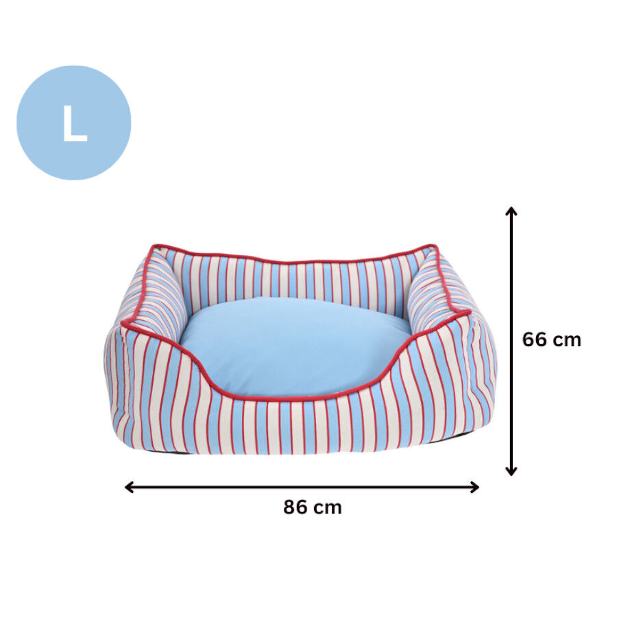 Leeby Cama Rayas Anchas para perros, , large indicador imagen numero 6
