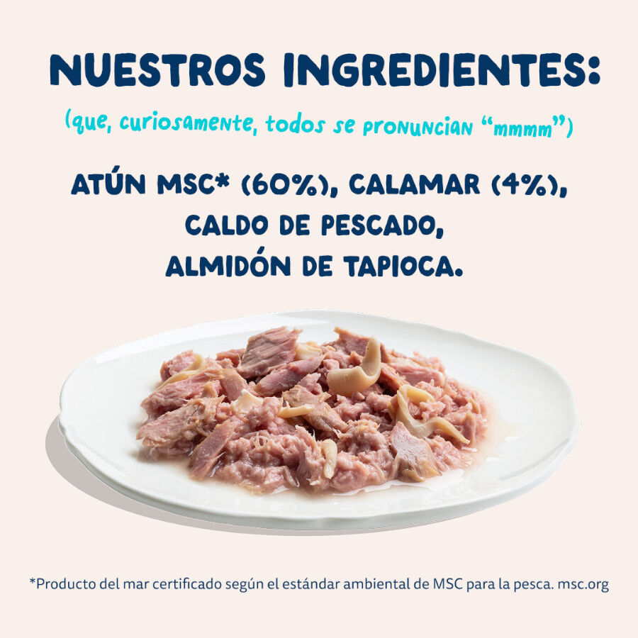 70 g Edgard & Cooper Filetes de At&uacute;n y Calamar lata para gatos, , large indicador imagen numero 6