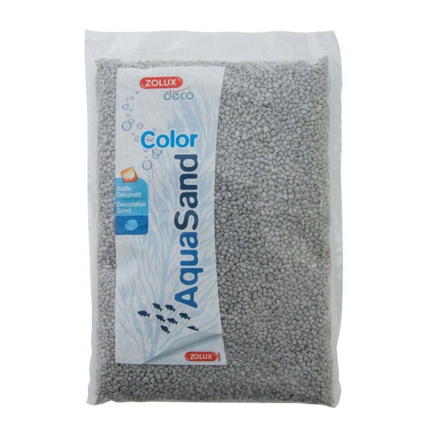 Zolux Aquasand Grava de S&iacute;lex Gris para acuarios