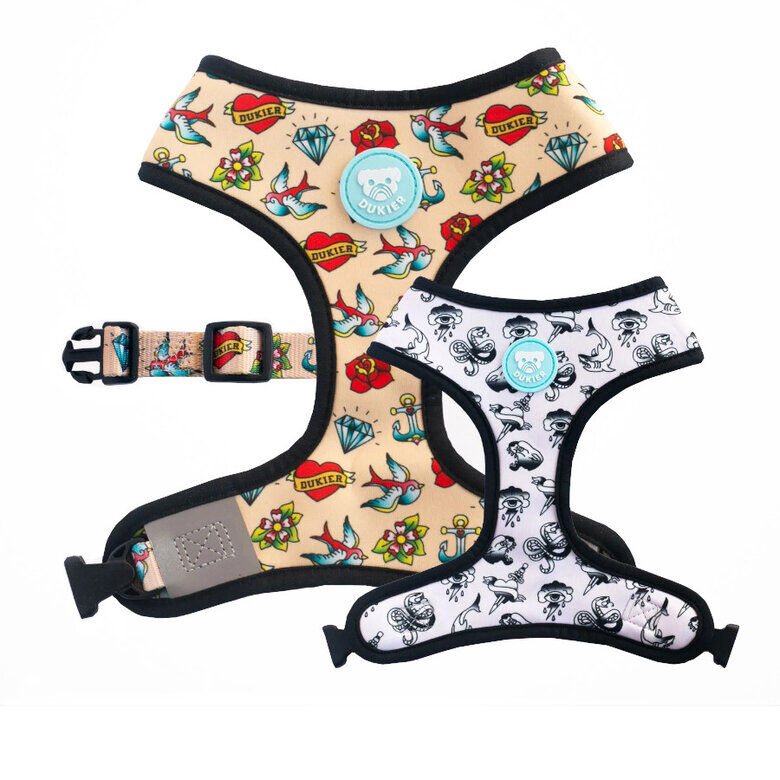 Dukier Arn&eacute;s Reversible Estampado Tattoo para perros, , large Imagen numero 1