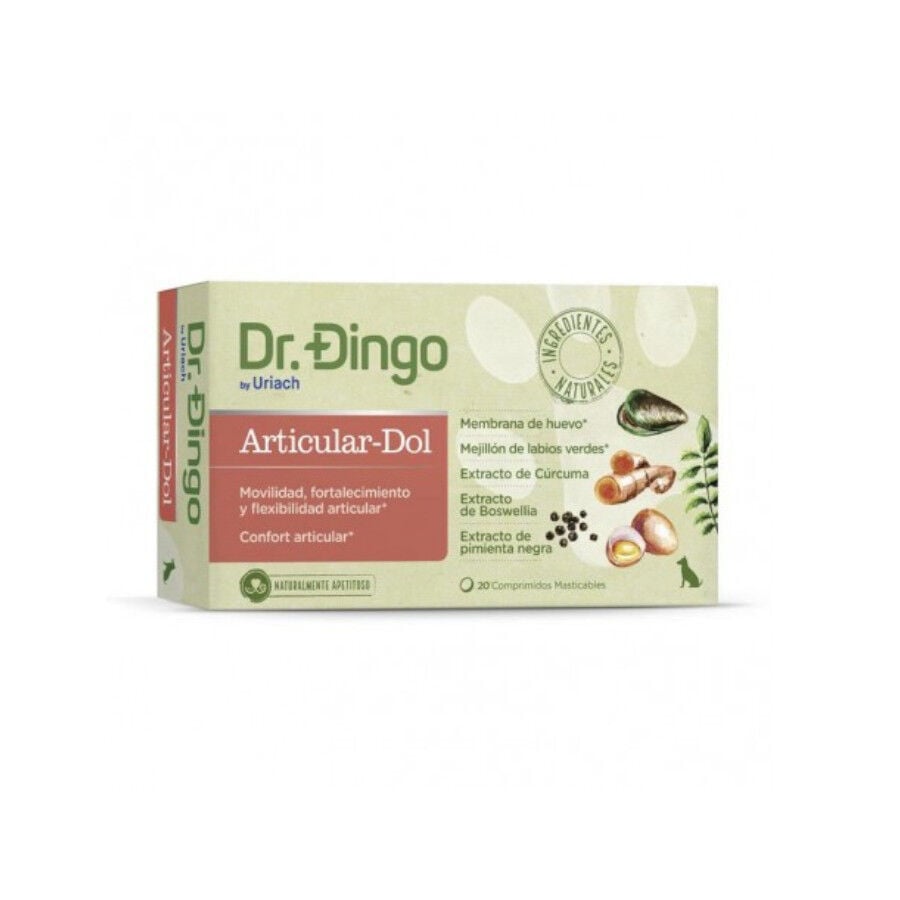 20 comprimidos Dr. Dingo Articular-Dol Condoprotector para perros, , large Imagen numero 1