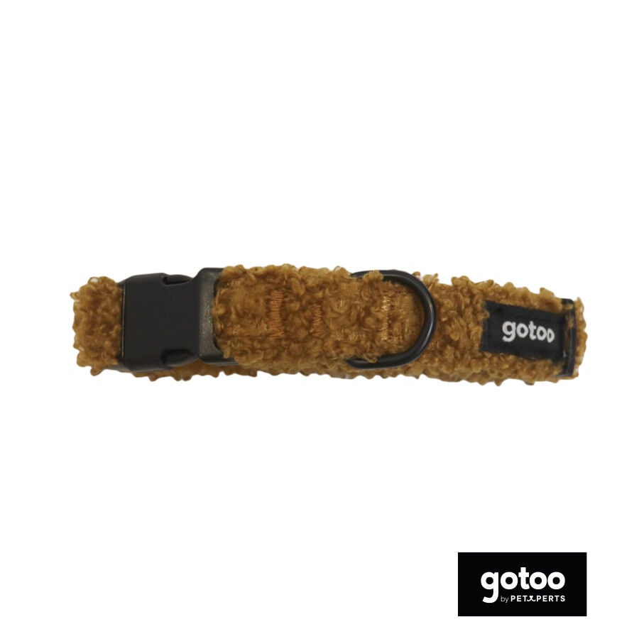 Gotoo Collar teddy marr&oacute;n para perros, , large indicador imagen numero 2