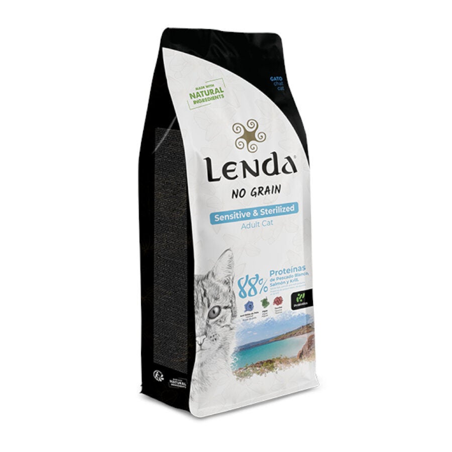 7 kg Lenda No Grain Sensitive & Sterilized Adult pienso para gatos, , large Imagen numero 1