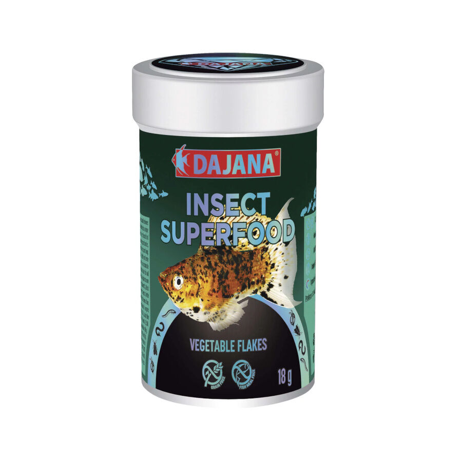 100 ml Dajana Insect Superfood Escamas Vegetales alimento para peces herb&iacute;voros, , large Imagen numero 1