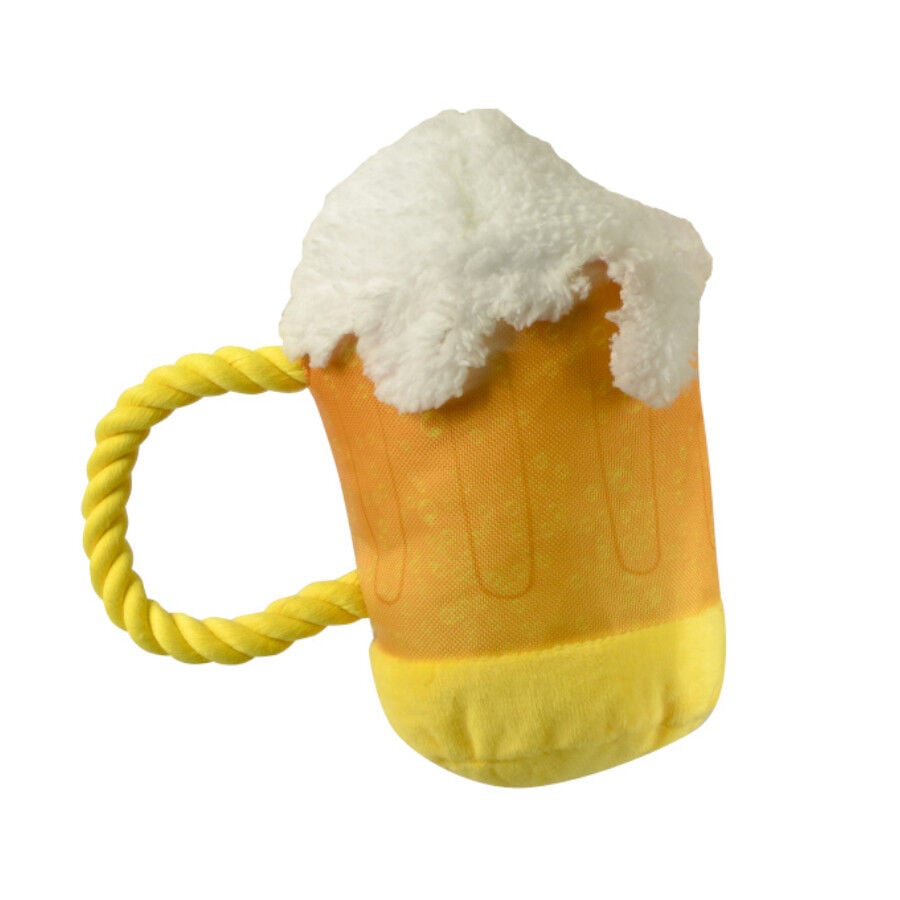 Summer Vibes Cerveza de Peluche con Cuerda para perros, , large Imagen numero 1