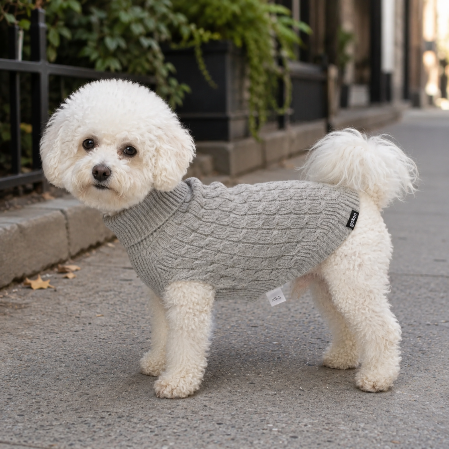 Gotoo Jersey de Punto Gris para perros, , large indicador imagen numero 1