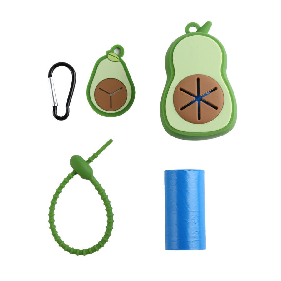 Gotoo Porta bolsas silicona avocado para perros, , large Imagen numero 5