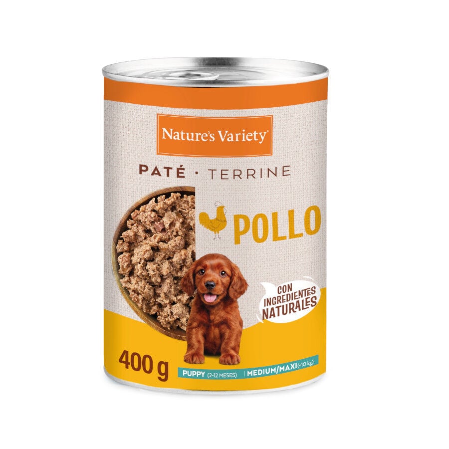 400 gr Nature's Variety Pat&eacute; Ternera Lata para cachorros medium, , large Imagen numero 1