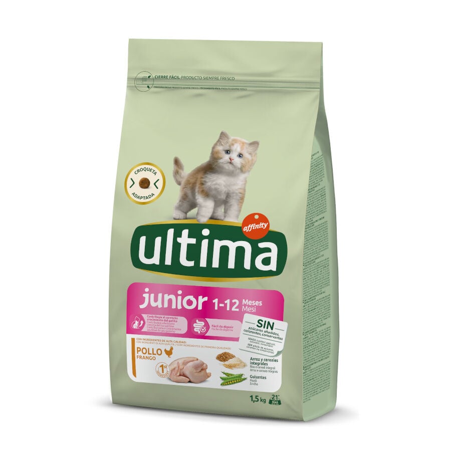 1.5 kg Affinity Ultima Junior Pollo pienso para gatos, , large indicador imagen numero 1