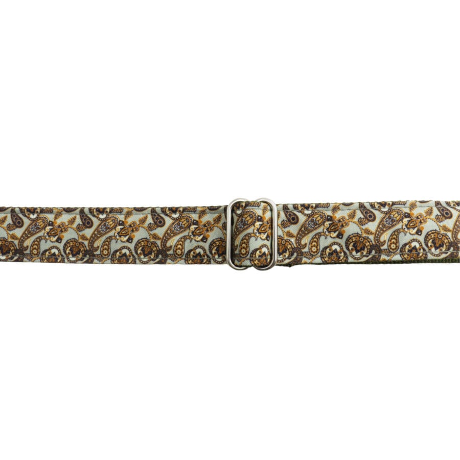 Gotoo Collar estampado cachemira caqui para perros, , large Imagen numero 4