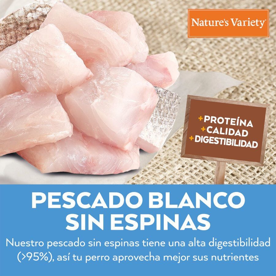 3 kg Nature's Variety Healthy Grains Adult Mini Pescado Blanco pienso para perros, , large indicador imagen numero 2