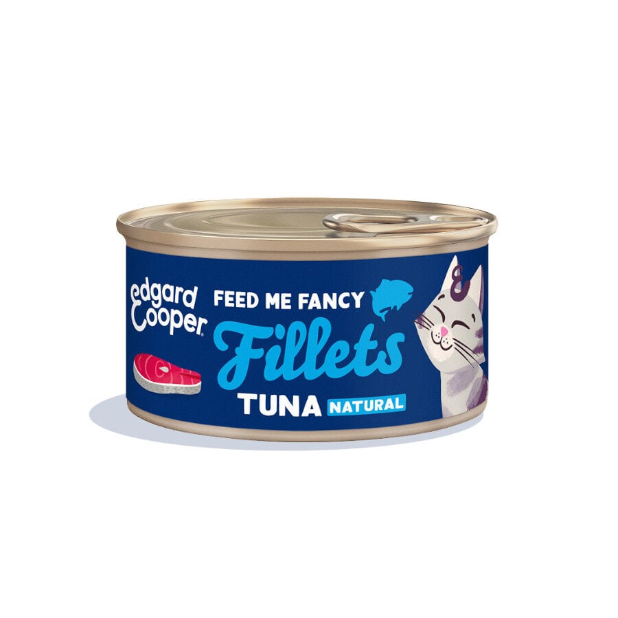 Edgard & Cooper Filetes de At&uacute;n en Caldo lata para gatos