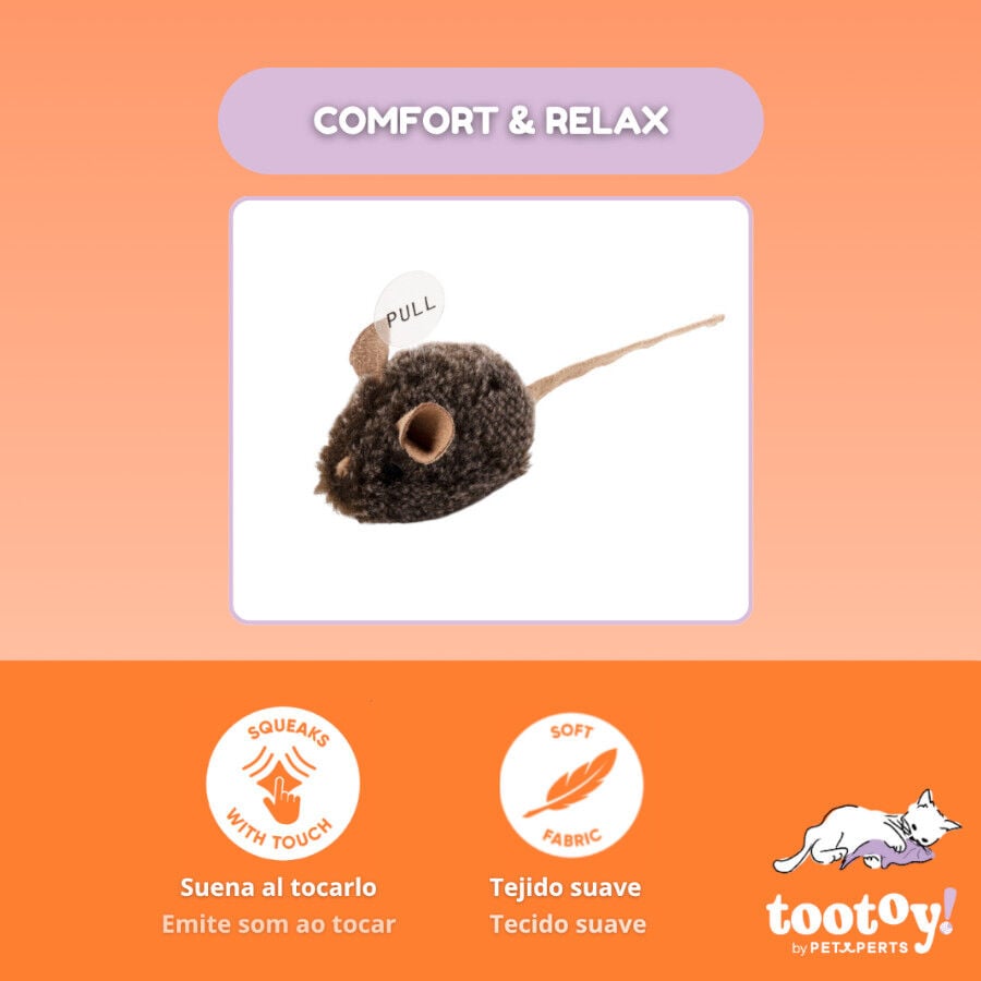 Tootoy! Rat&oacute;n de Juguete con Sonido para gatos, , large indicador imagen numero 3