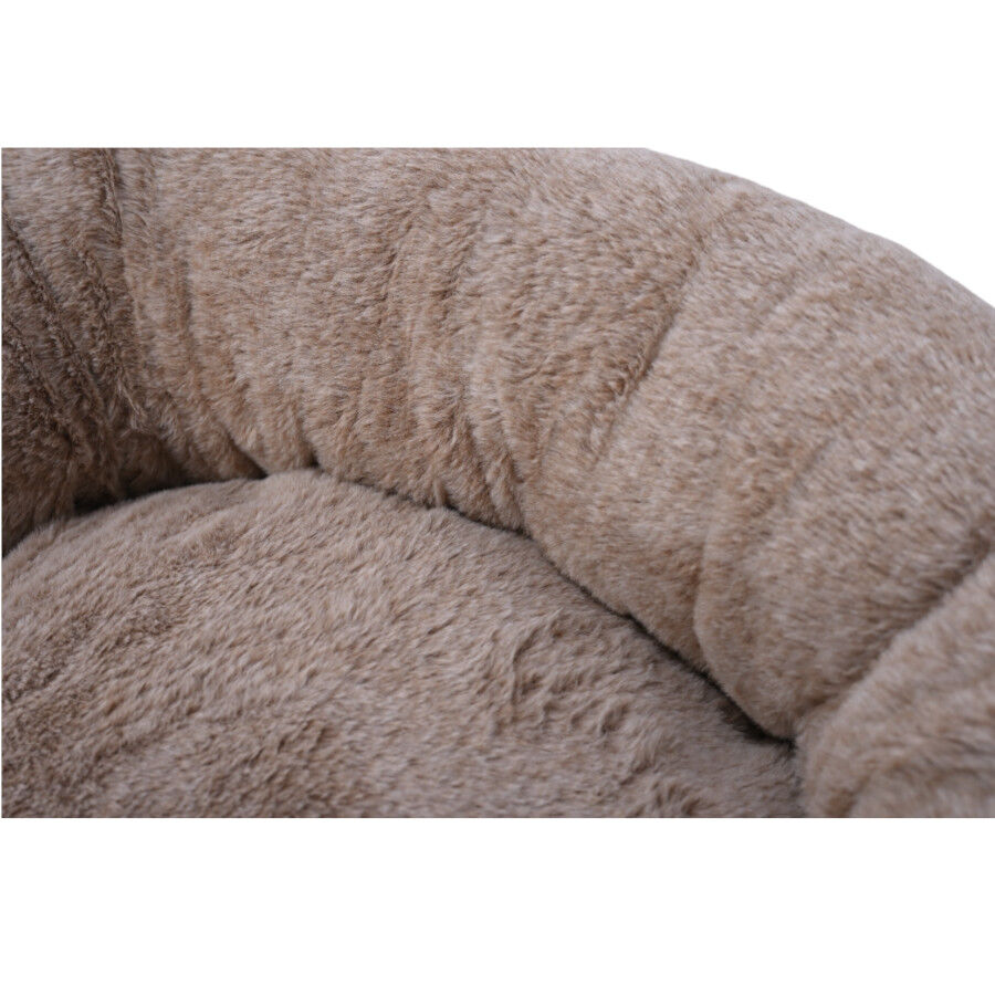 Lebby cama suave redonda beige para perros, , large indicador imagen numero 9