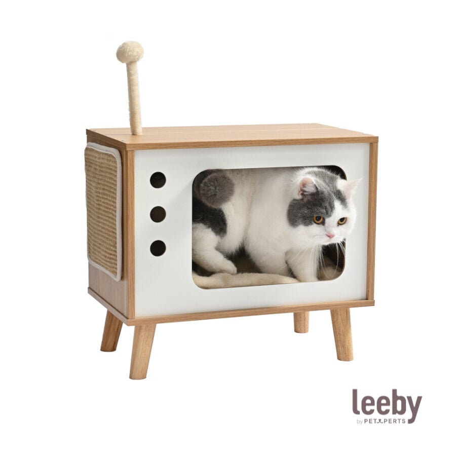 Leeby Thierre TV cama nido rascador  para gatos, , large Imagen numero 2