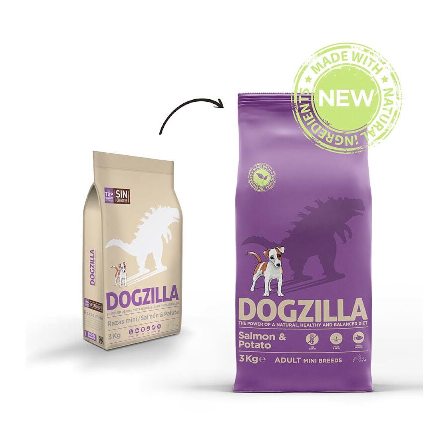 3 kg Dogzilla Mini Grain Free Salm&oacute;n pienso para perros, , large Imagen numero 2