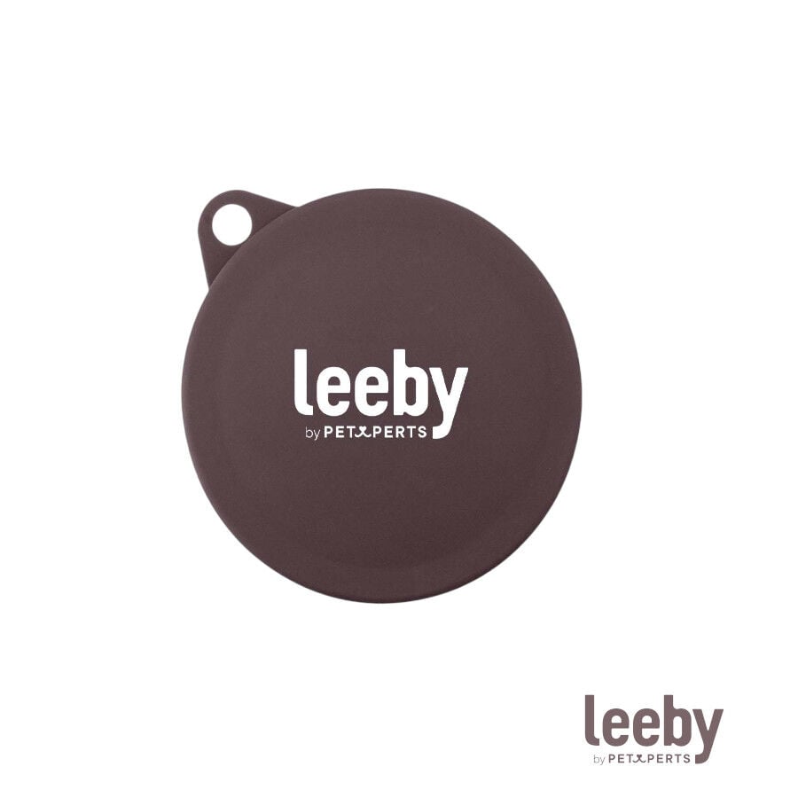 Leeby Tapa Comedero Marr&oacute;n para perros y gatos, , large indicador imagen numero 2