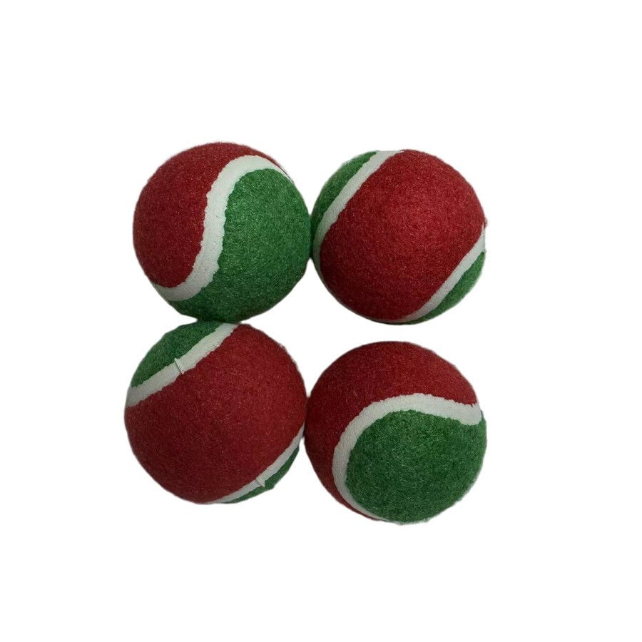 Wonder Christmas Pelotas de Tenis Navide&ntilde;as para perros, , large indicador imagen numero 2