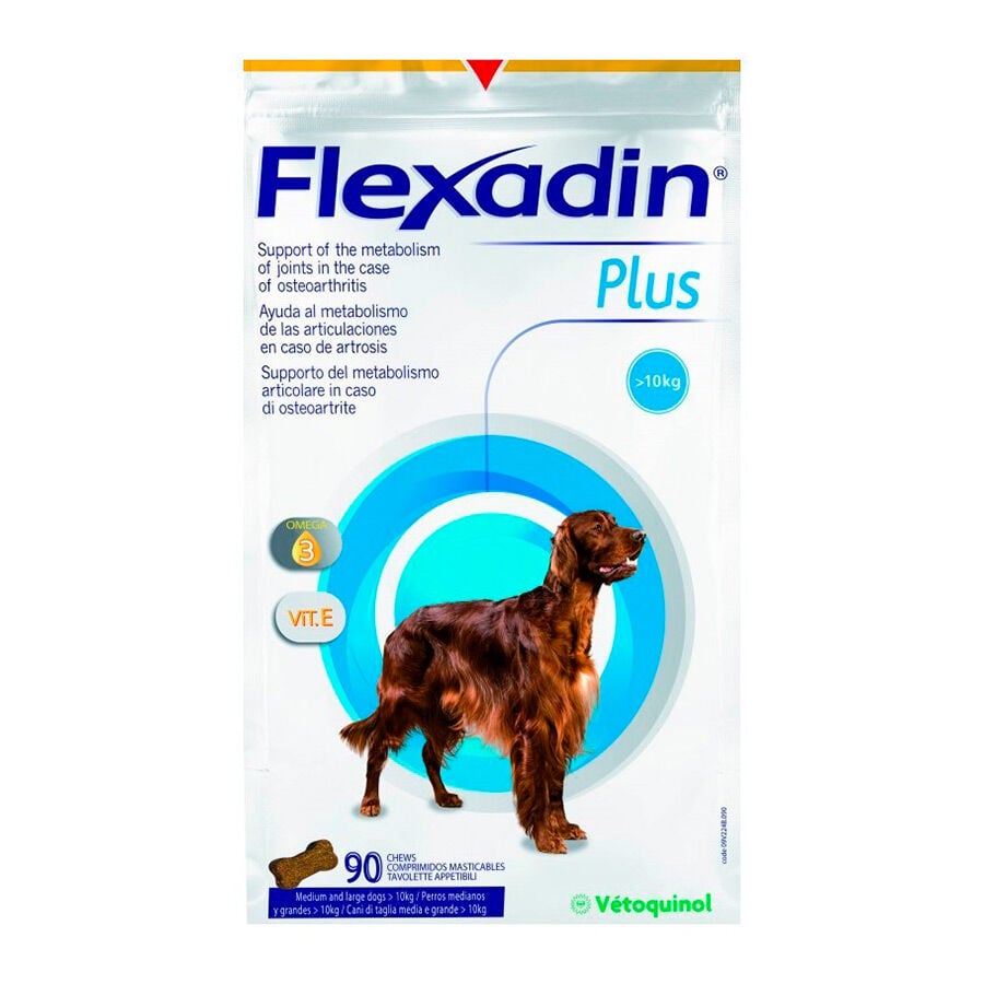 90 comprimidos Flexadin Plus Condroprotector para perros de razas medianas y grandes, , large Imagen numero 1