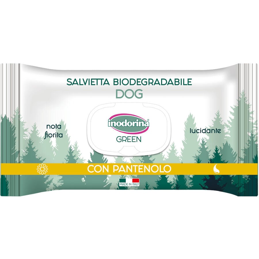 Inodorina Green Toallitas H&uacute;medas para perros, , large Imagen numero 1