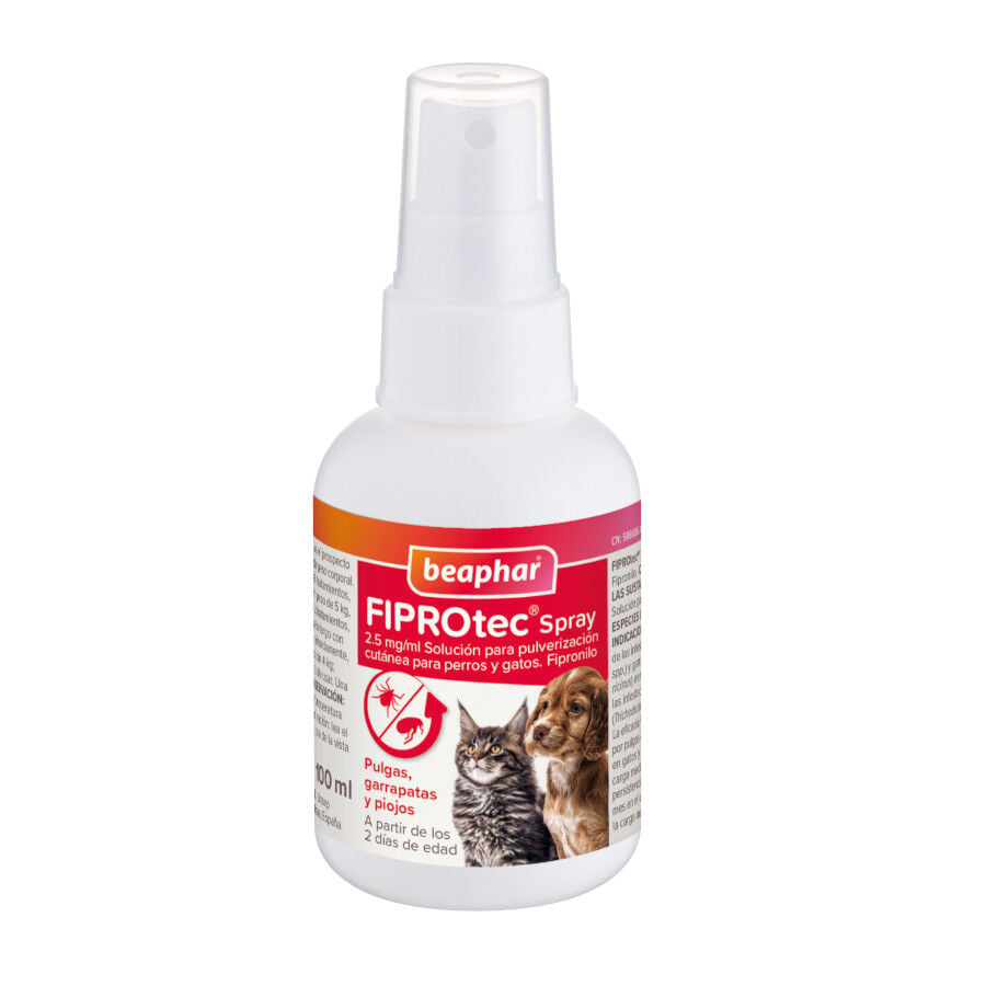 Beaphar Fiprotec Spray Antiparasitario para perros y gatos, , large Imagen numero 1