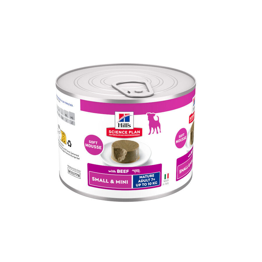 200 g Hill's Science Plan Mature Adult Small y Mini Mousse de Ternera lata para perros, , large Imagen numero 1
