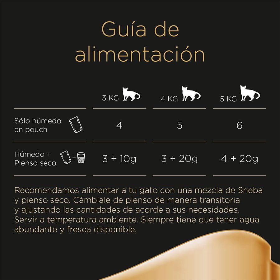 6 sobres x 50 g Sheba D&eacute;lices du Jour en Salsa de ternera, pollo y cordero alimento h&uacute;medo para gatos, , large Imagen numero 5