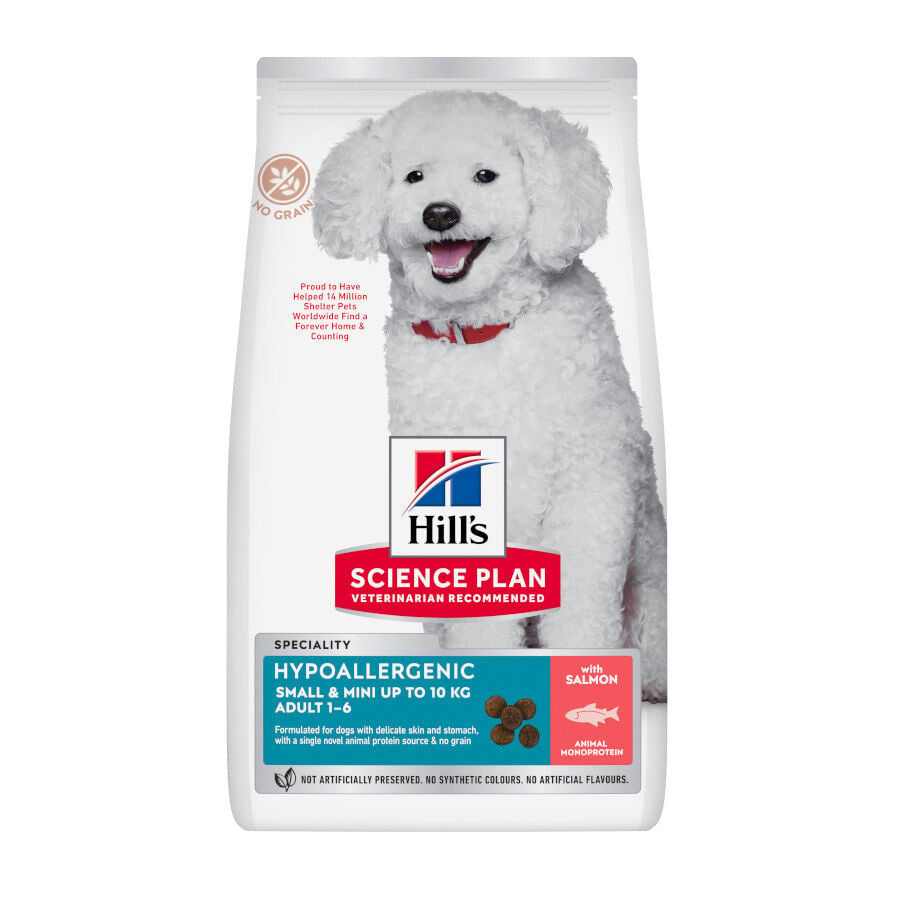 6 kg Hill's Science Plan Hipoalerg&eacute;nico Small y Mini Salm&oacute;n pienso para perros, , large indicador imagen numero 1