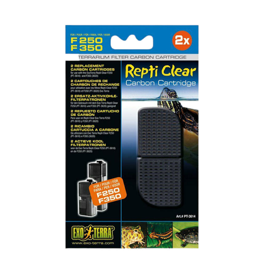Exo Terra Esponja de Carb&oacute;n de Recambio filtro Reptil Clear F250/F350 para terrarios, , large Imagen numero 1