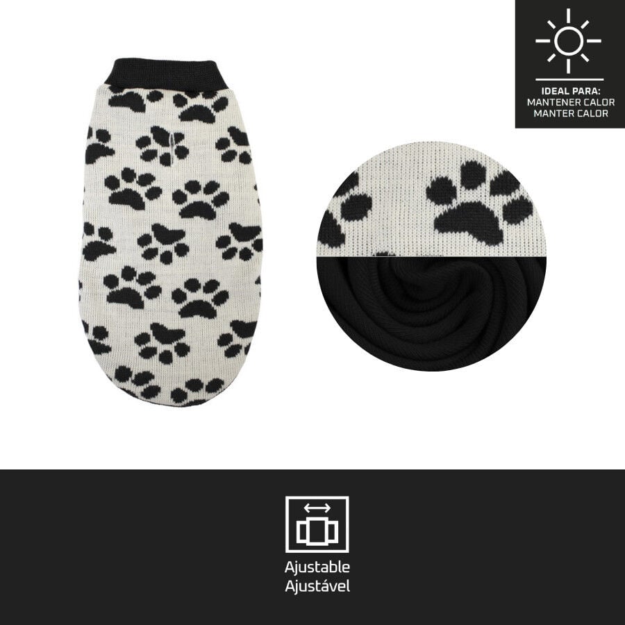 Outech Forro Polar Pawprint para perros, , large indicador imagen numero 5