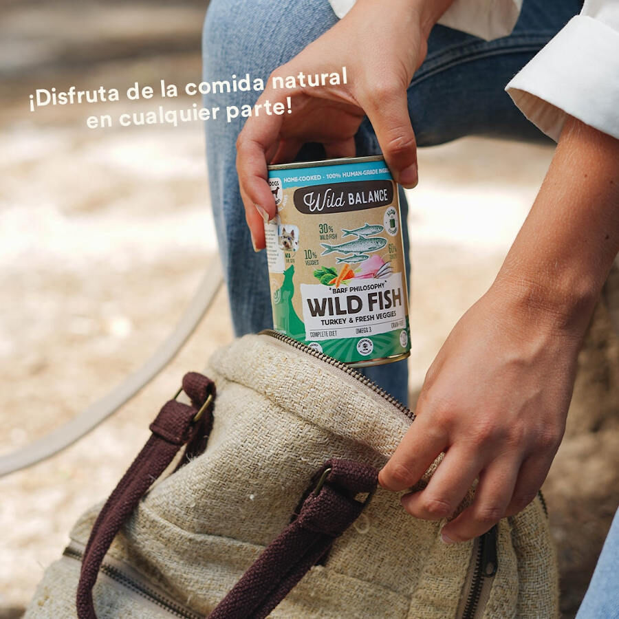 400 g Wild Balance BARF Pescado y Pavo lata para perros, , large Imagen numero 5