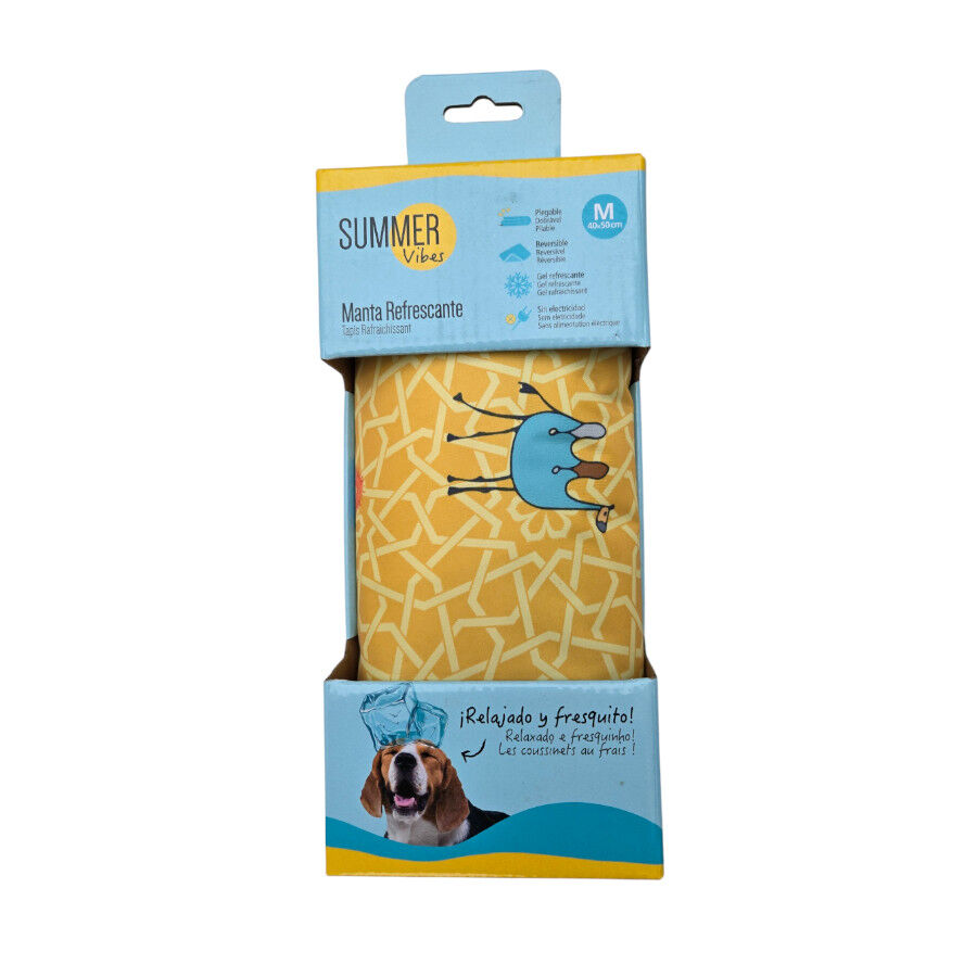 Summer Vibes Manta refrescante con estampado para perros, , large indicador imagen numero 4