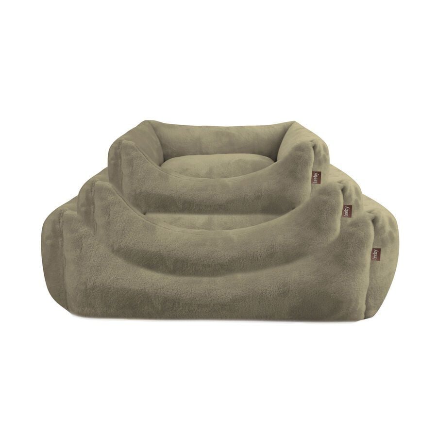 Leeby Cama de Terciopelo Verde para perros, , large indicador imagen numero 3