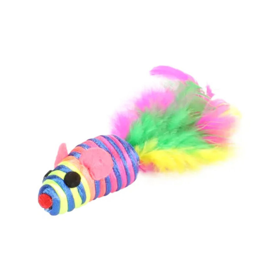 Flamingo Babby Rat&oacute;n con Plumas para gatos, , large Imagen numero 2