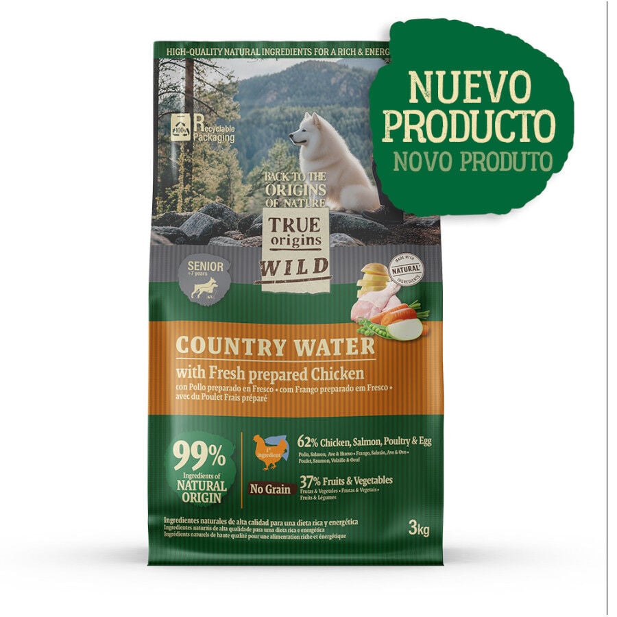 True Origins Wild Senior Country Water Pollo pienso para perros, , large indicador imagen numero 2