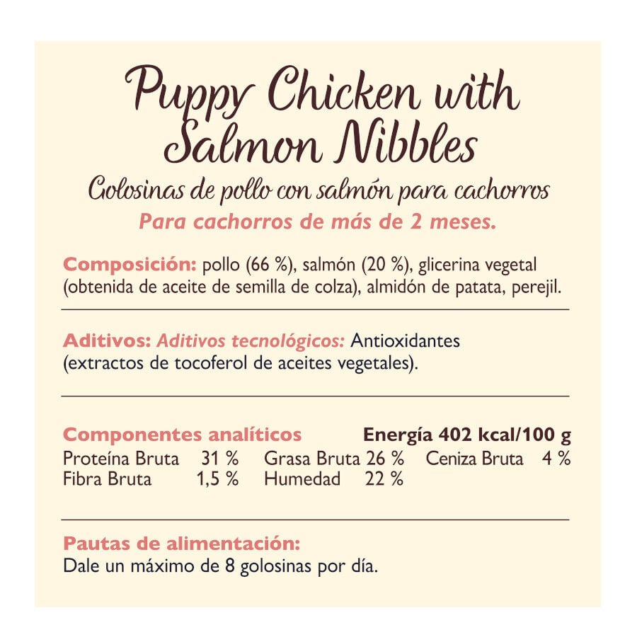 70 g Lily's Kitchen Bocaditos Puppy Pollo y Salm&oacute;n para perros, , large indicador imagen numero 3
